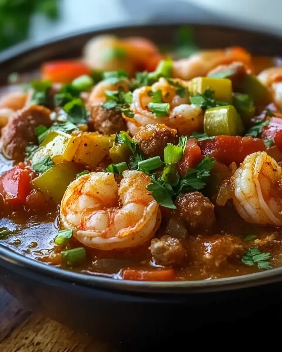 Louisiana-Meeresfrüchte-Gumbo First Image First Image