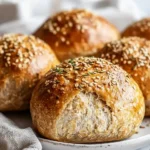 Haferflocken Brötchen ohne Hefe – Schnell, gesund & sättigend First Image First Image