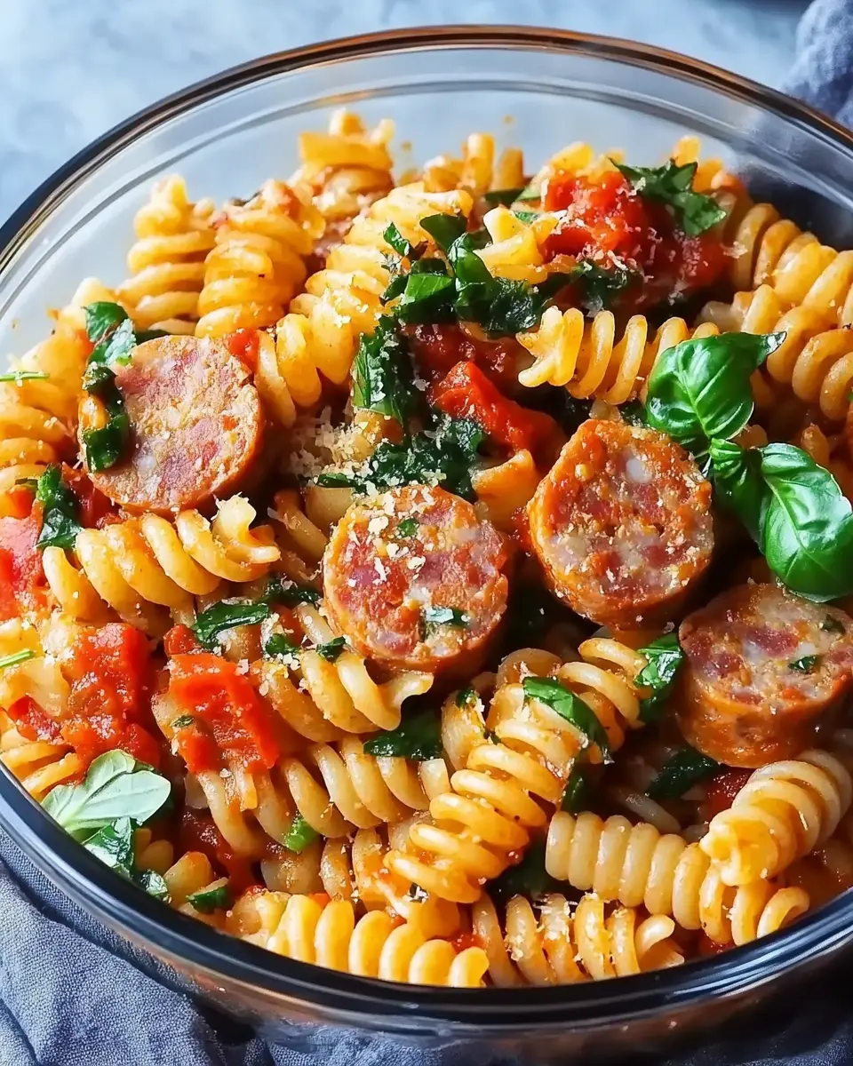 Meal Prep Pasta mit Hähnchenwurst: Easy, Delicious, and Ready to Go 5