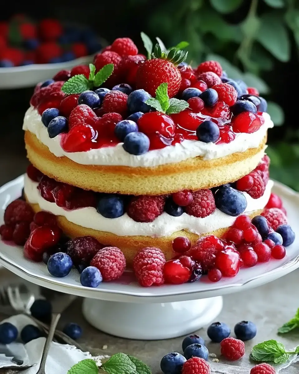 Beeren Cremetorte: Indulgent, Fruity Bliss with Fluffy Biscuit 5