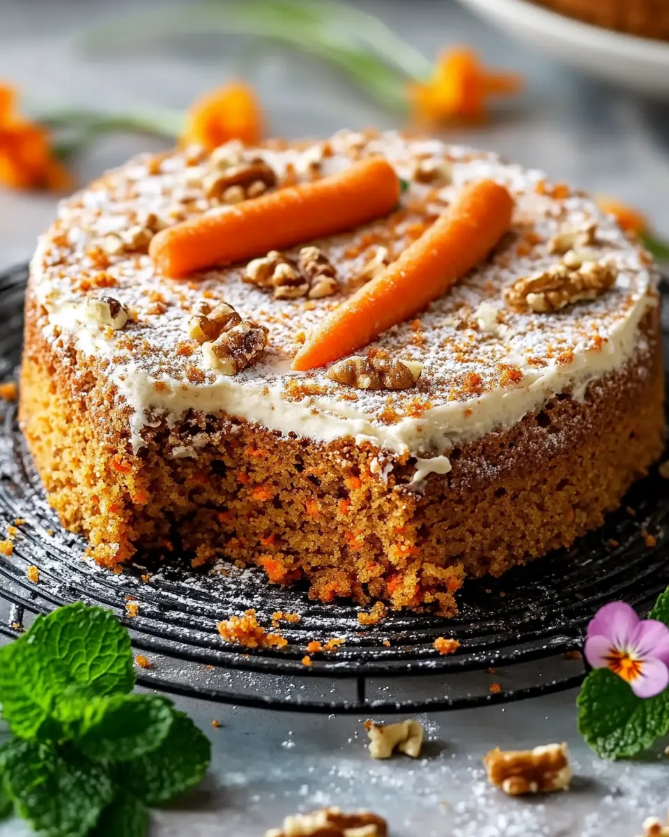 Saftiger Karottenkuchen ohne Mehl – aromatisch, gesund und unglaublich locker First Image First Image