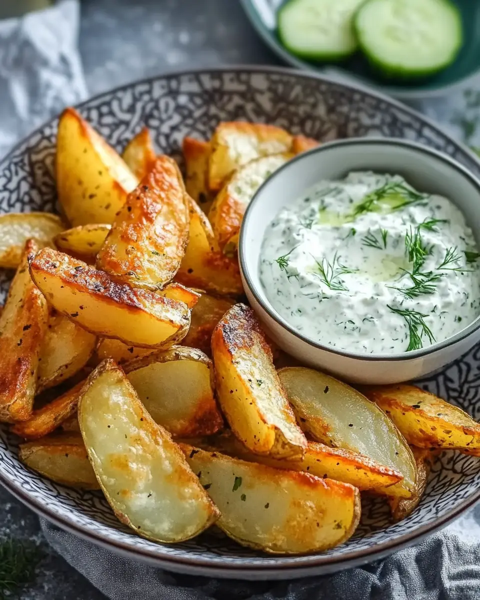 Kartoffelspalten mit Gurkendip – 5 Gründe, warum du sie lieben wirst First Image First Image