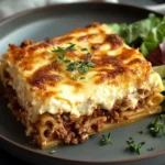Griechischer Nudelauflauf – Bestes Rezept mit Fleisch & Béchamel First Image First Image