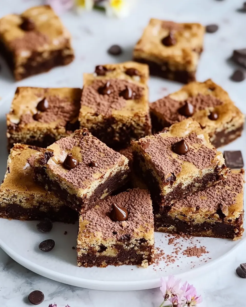Blondies mit Schokodrops – Saftig, vegan und unwiderstehlich First Image First Image