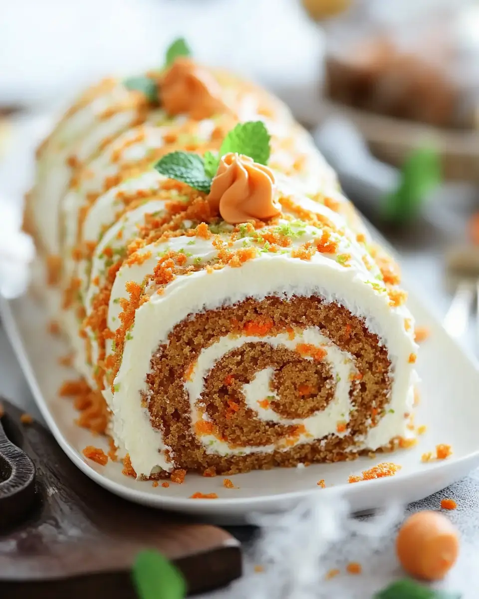Karottenkuchenrolle – Saftig & einfach Rezept #1 First Image First Image