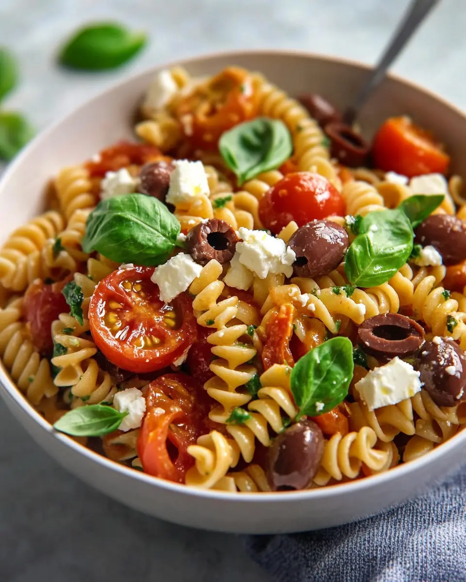 Mediterraner Nudelsalat mit Tomatendressing: Easy & Flavorful! 5 bi97q0hrkbsjpr61yq5e