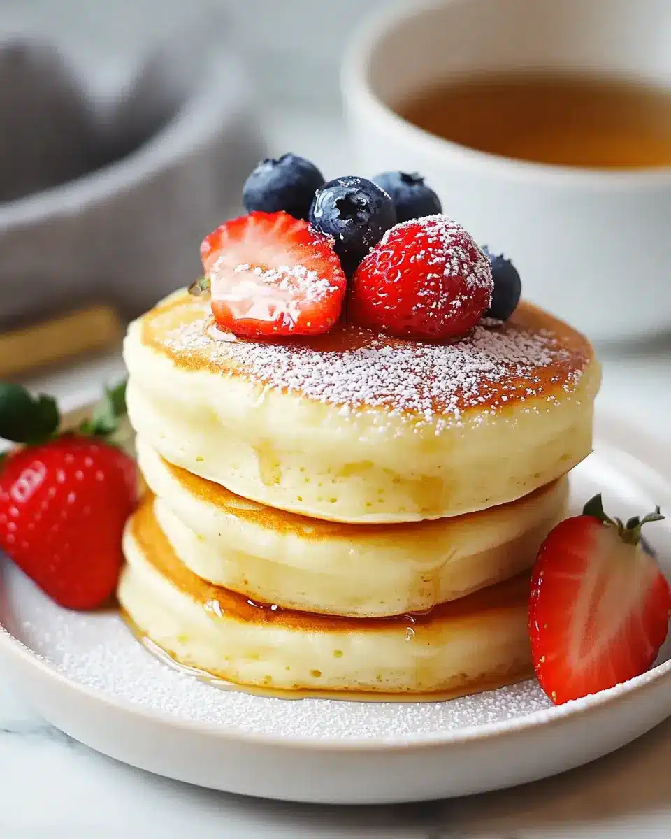 Flauschige japanische Soufflé Pfannkuchen: Das beste luftige Frühstück 6