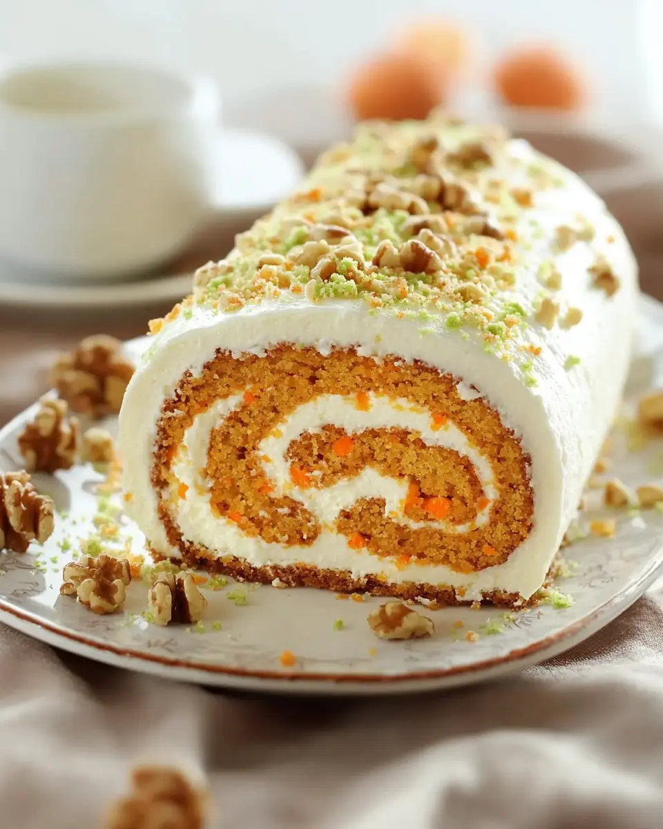 Karottenkuchenrolle – Saftig & einfach Rezept #1 First Image First Image