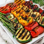 Gegrillte Gemüseplatte mit Balsamico Glasur – aromatisch & einfach First Image First Image