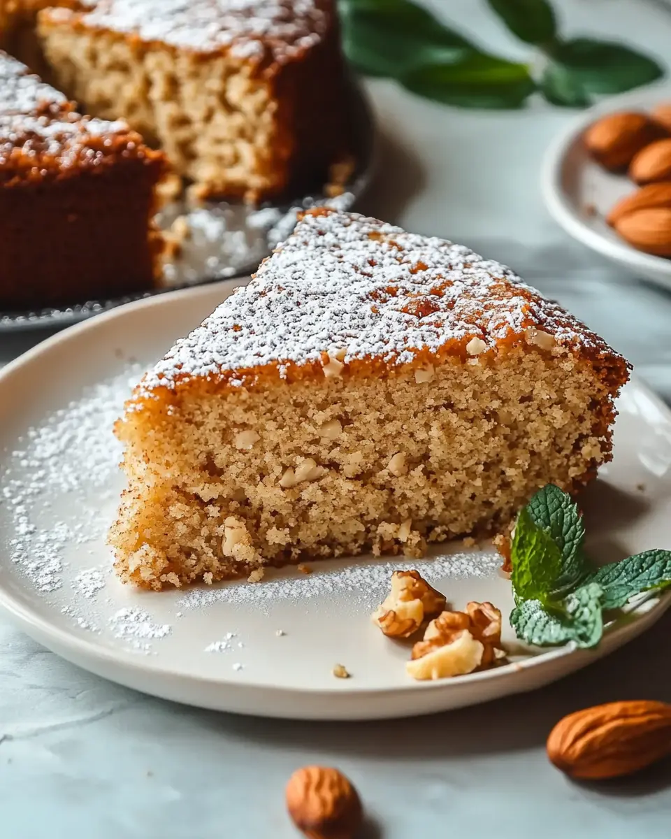 Super saftiger Nusskuchen mit Grieß – einfach, aromatisch und gelingsicher First Image First Image