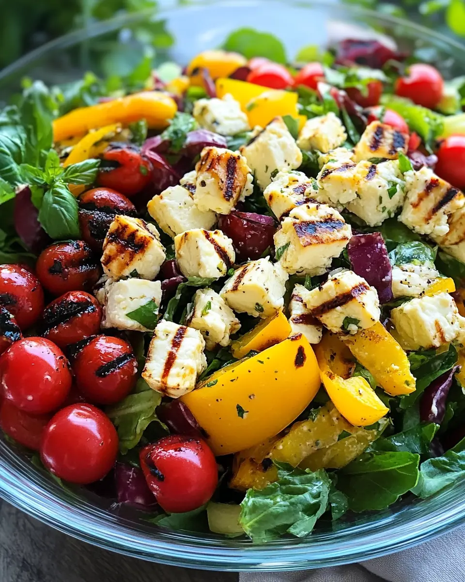 Grillsalat mit Hirtenkäse – Bester Sommersalat First Image First Image