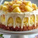 Hawaiianischer Ananas-Kuchen-Genuss First Image First Image