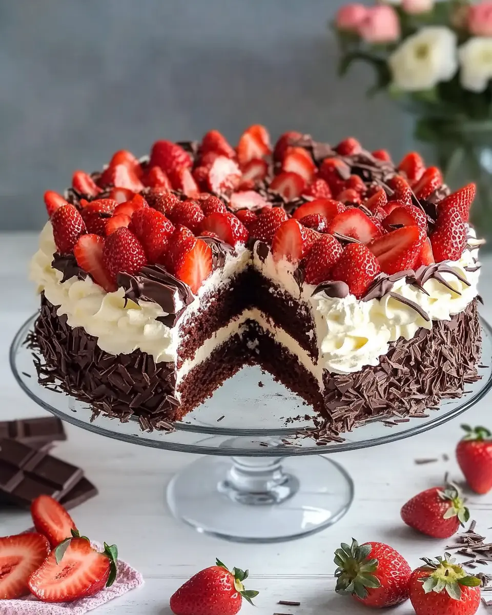 Schwarzwälder Erdbeertorte – Fruchtiger Klassiker neu interpretiert First Image First Image