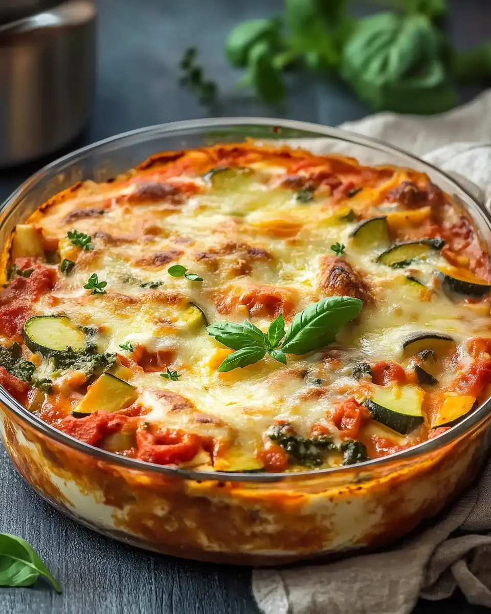 Gemüselasagne – Das beste vegetarische Familiengericht First Image First Image
