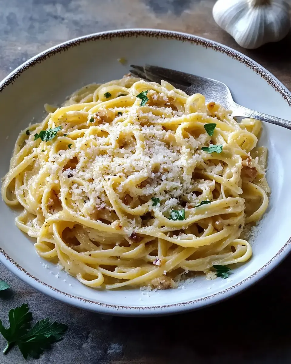 One Pot Pasta mit Knoblauch und Parmesan: Cremig und Einfach Lecker 6