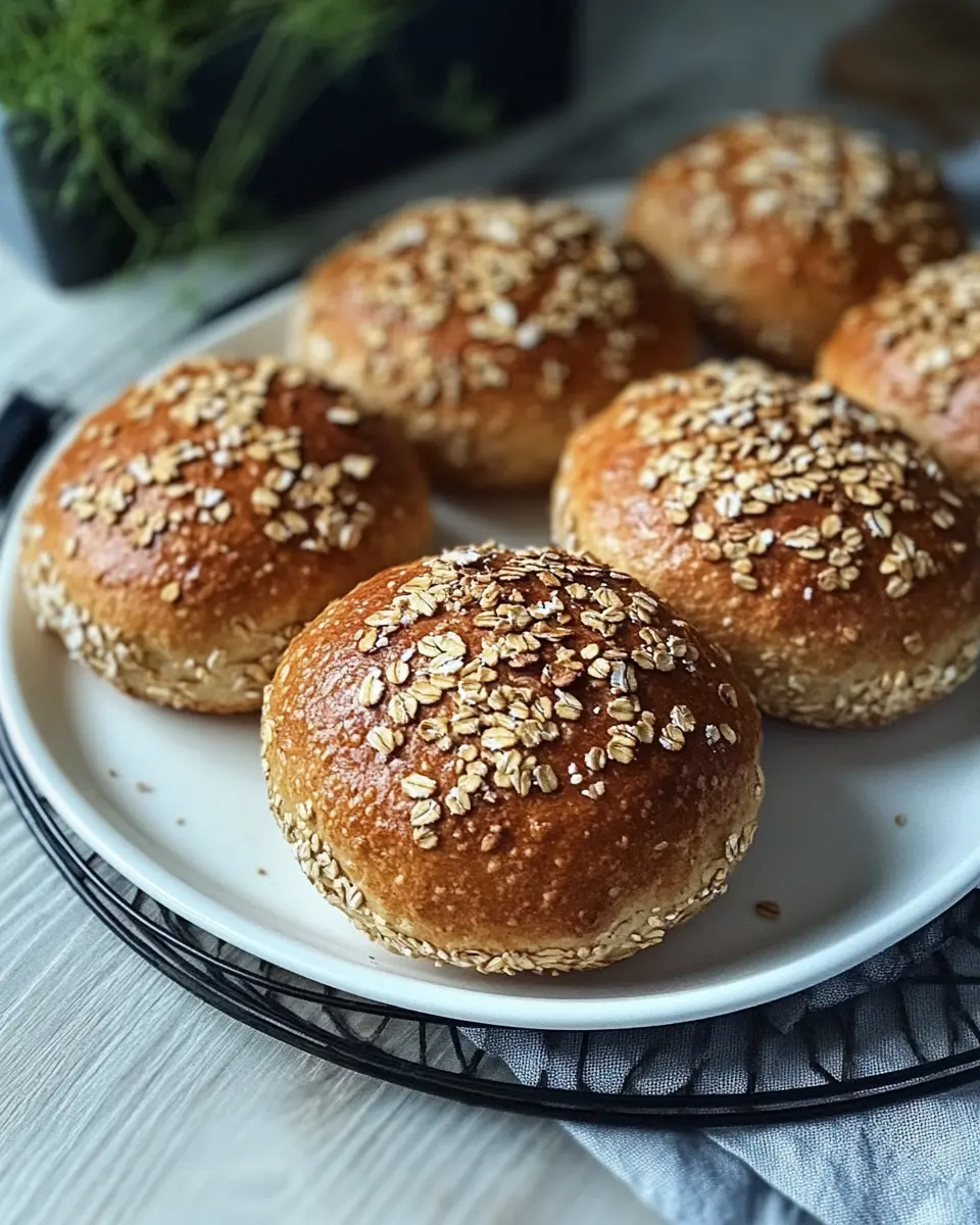 Quark Haferflocken Brötchen First Image First Image