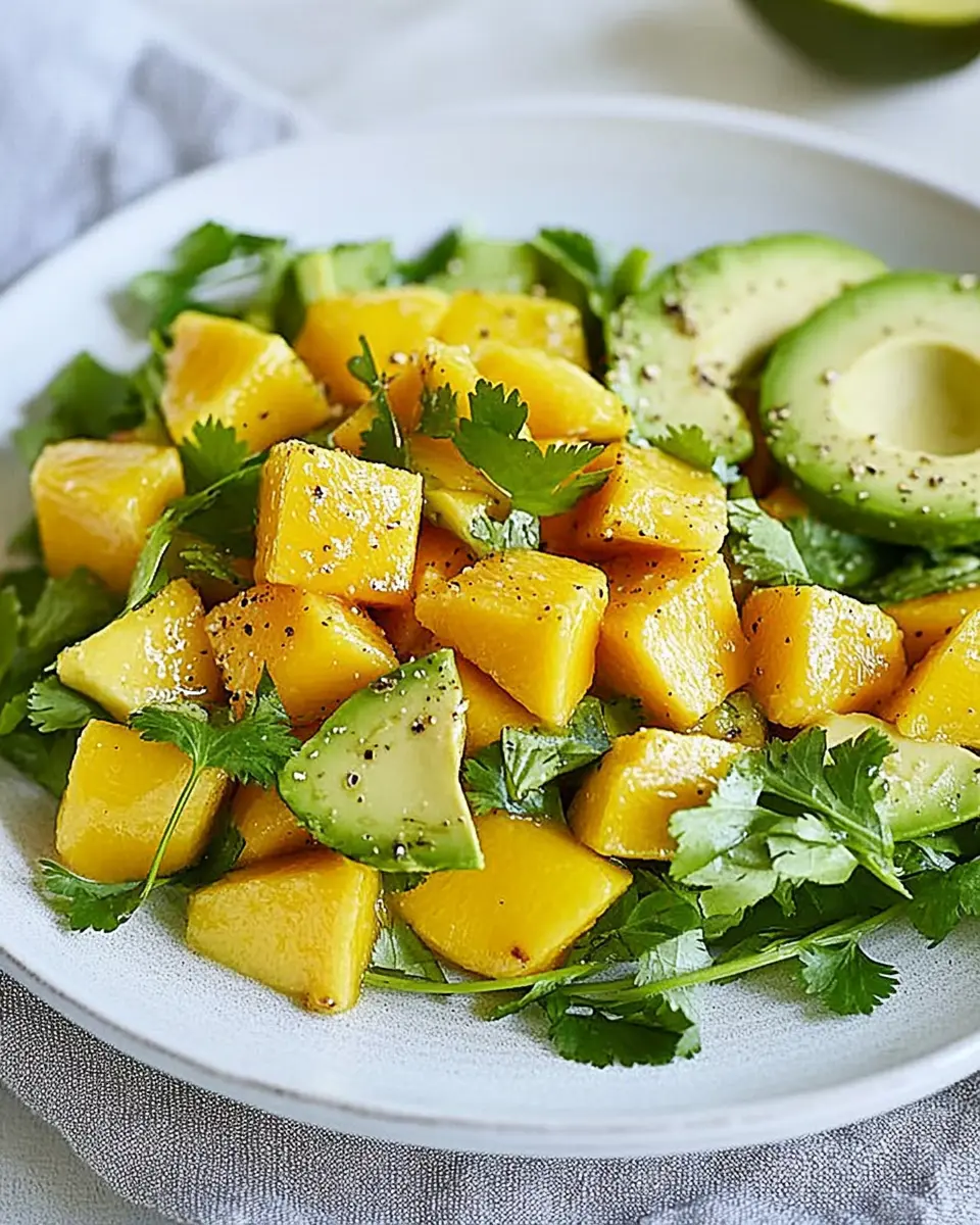 Mango-Avocado-Salat First Image First Image