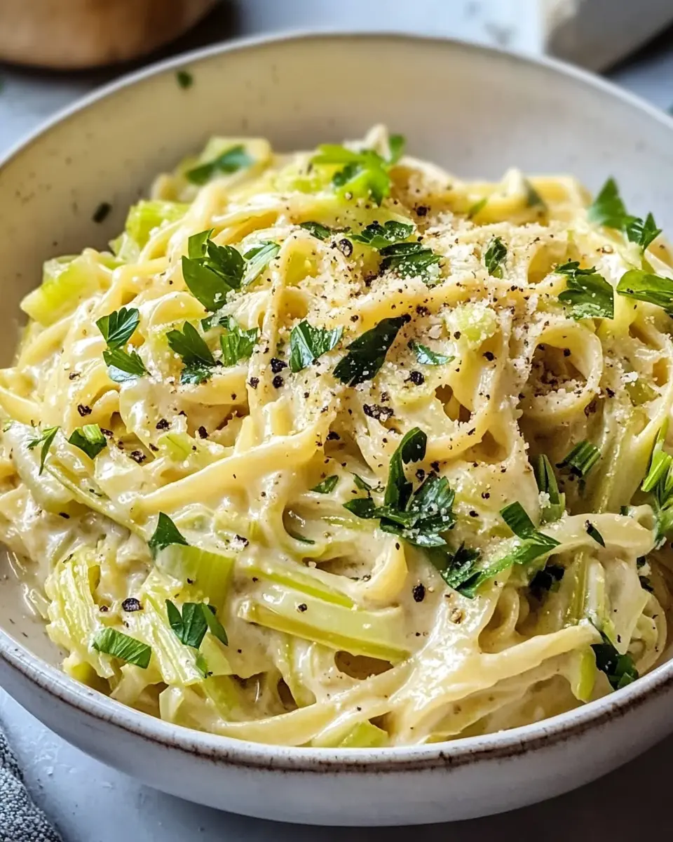 Cremige Vegetarische Lauch Carbonara – Einfach & Herzhaft First Image First Image