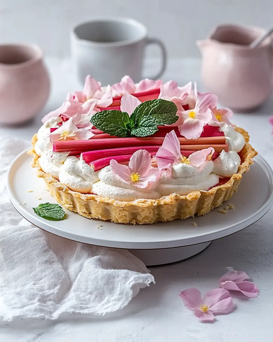 Rhabarber Torte: Fruchtig, cremig & perfekt für Frühlingstage First Image First Image