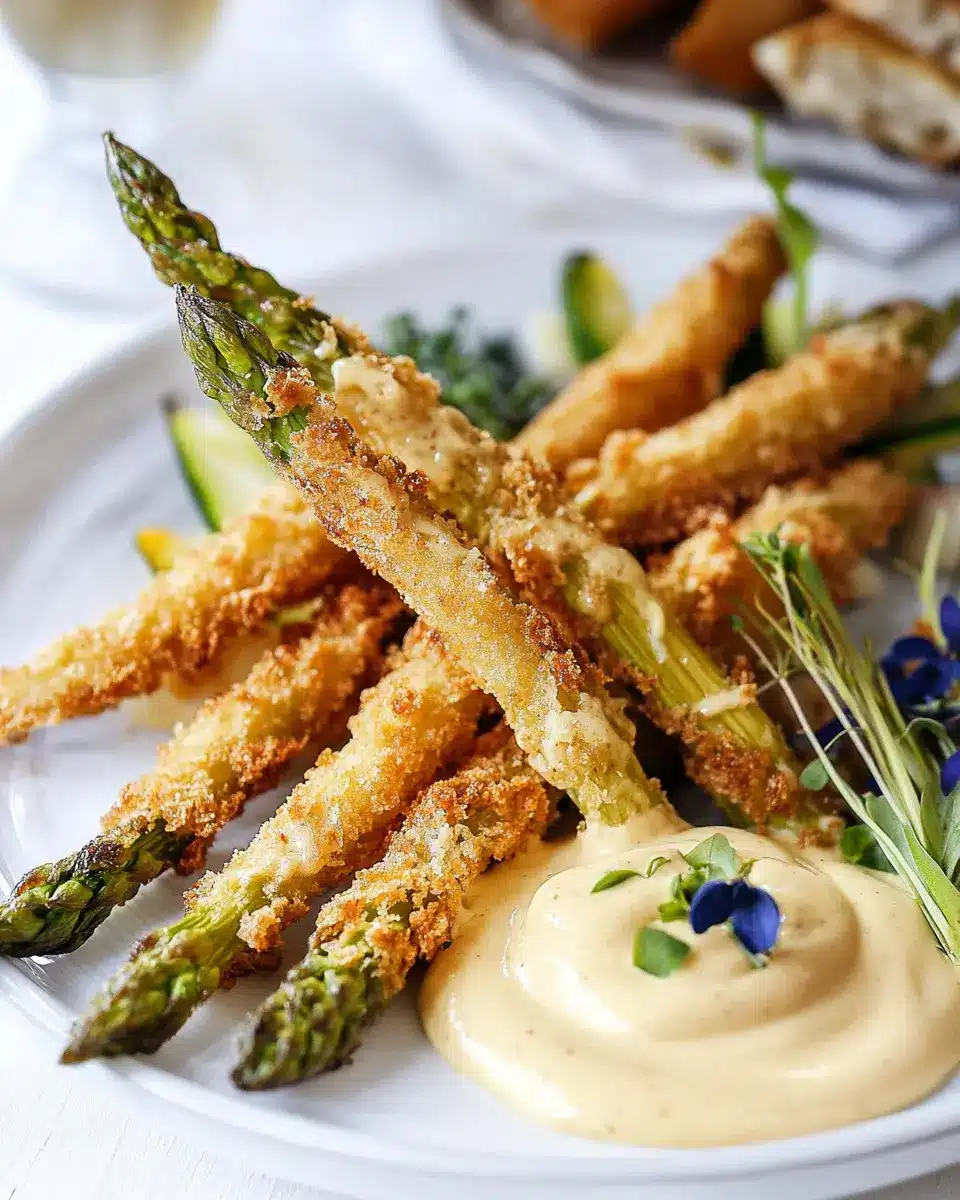 Panierter Spargel mit Bier-Mayonnaise Rezept: Irresistibly Crunchy! 6 ooqcvrzznaibthizgyju