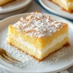 Wattekuchen mit Pudding und Kokos – Der fluffigste Blechkuchen überhaupt First Image First Image