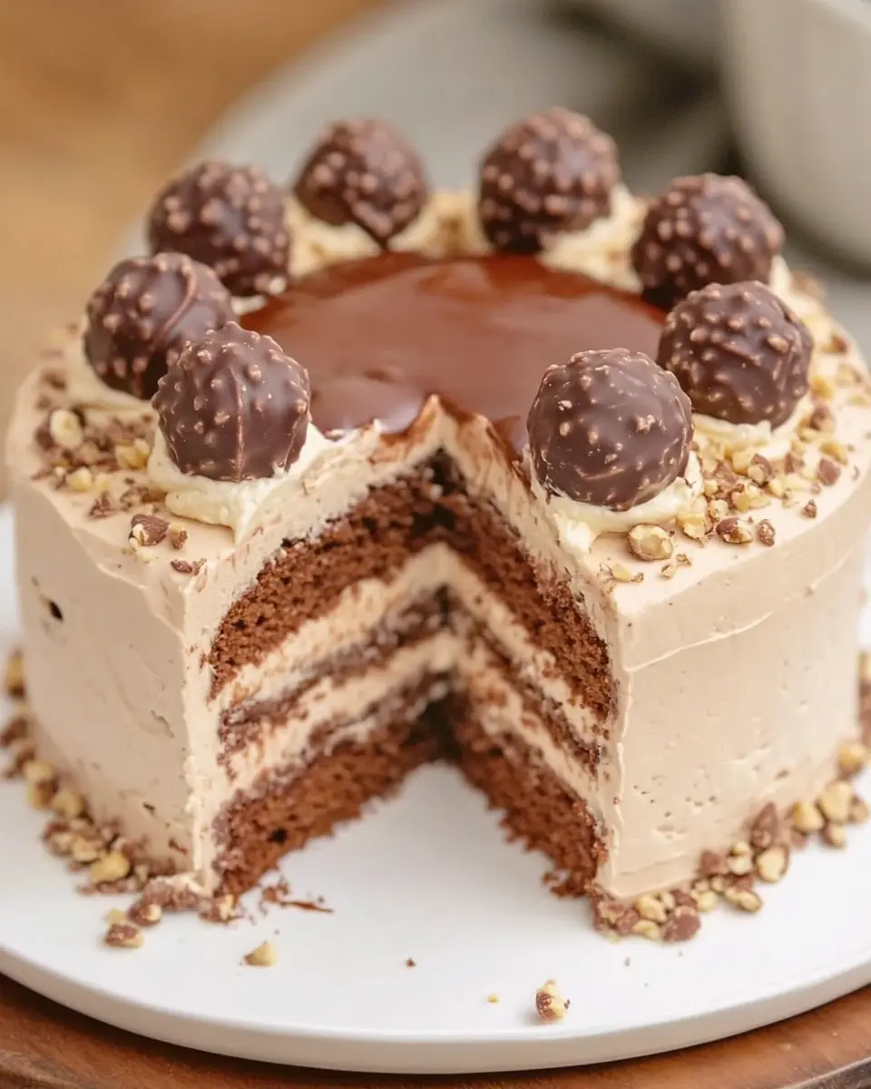 Ferrero Rocher Torte: Indulgent Bliss for Chocolate Lovers 6