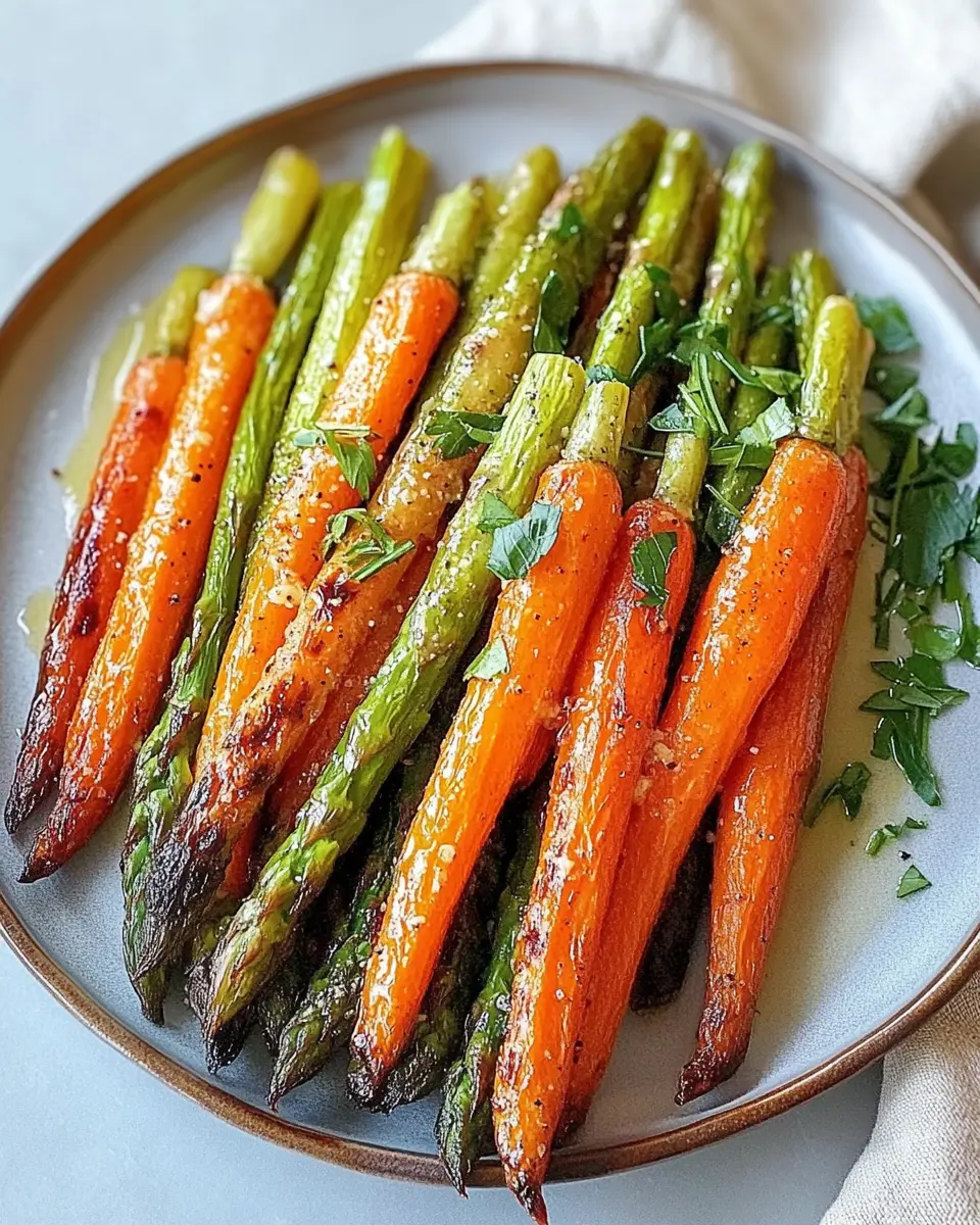 Gerösteter Spargel und Karotten – Einfach, gesund & köstlich! 5