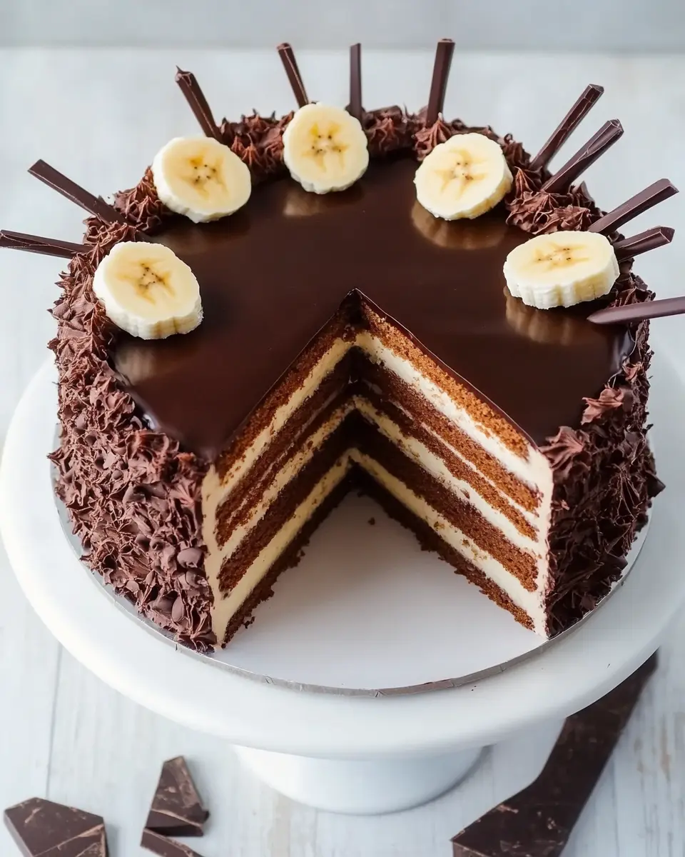 Bananen Schoko Torte: Irresistibly Decadent 7-Layer Delight 6
