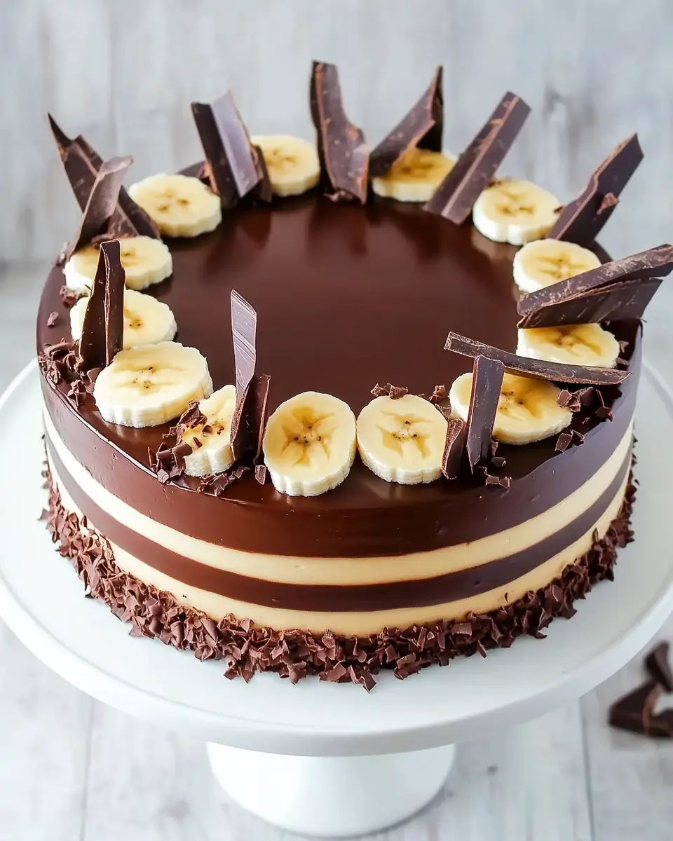 Bananen Schoko Torte – Genialer Genuss in 7 Schichten First Image First Image