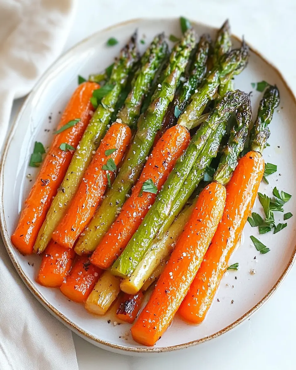 Gerösteter Spargel und Karotten – Einfach, gesund & köstlich! 7