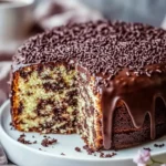 Kuchen mit Schokostreuseln – Bester Rührkuchen First Image First Image