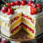 Erdbeer Eierlikörtorte – Festlich, fruchtig und unwiderstehlich lecker First Image First Image