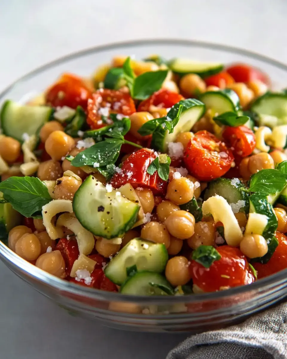 Kichererbsen Salat mit Gurke und Tomaten – Leicht & Köstlich! 5
