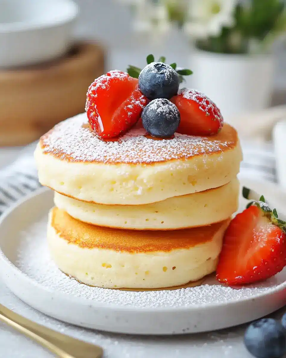 Flauschige japanische Soufflé Pfannkuchen: Das beste luftige Frühstück 5