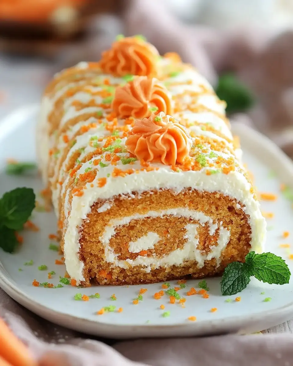 Karottenkuchenrolle einfach Rezept: Saftig und köstlich! 6