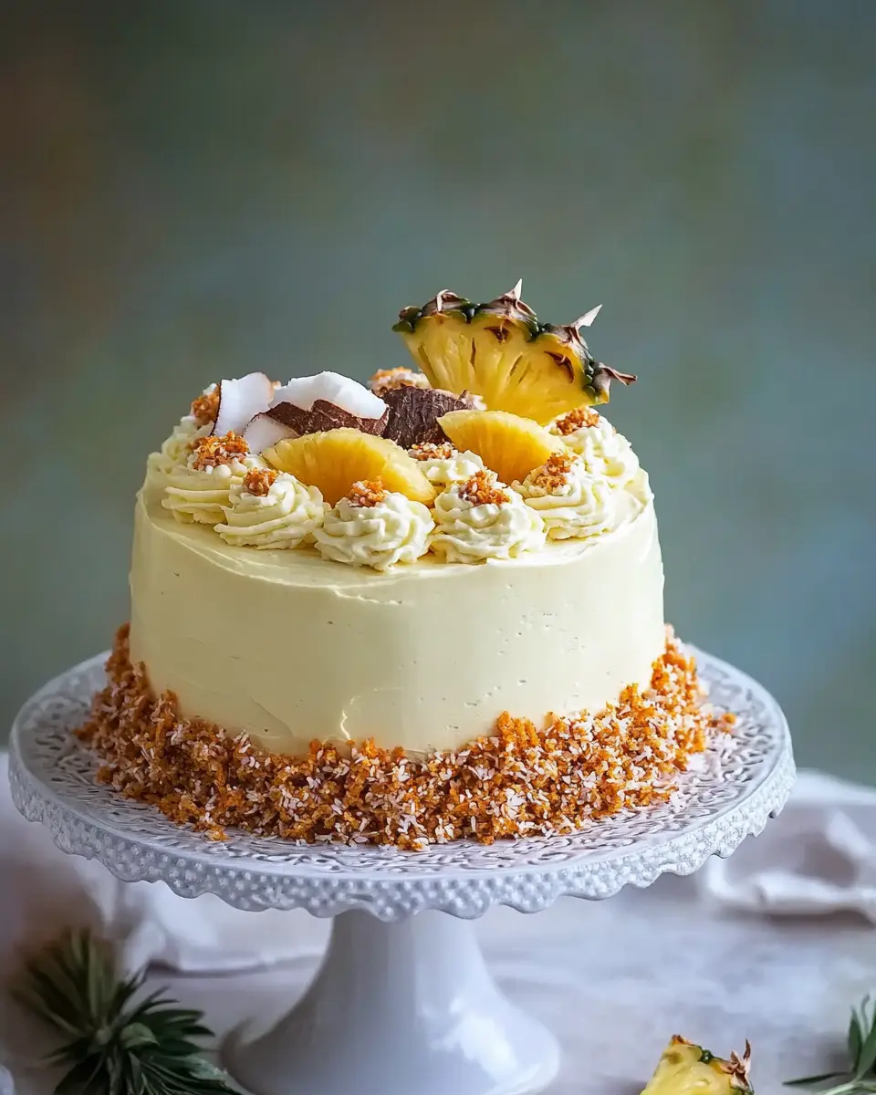 Osterhaube: Saftiger Karottenkuchen mit Ananas-Kokos-Mousse First Image First Image