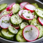 Frischer Gurken Radieschen Salat First Image First Image