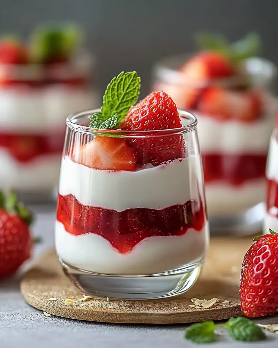 Erdbeer Dessert im Glas mit Joghurt: 5 Gründe, es zu lieben 5