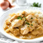 Zwiebel-Sahne-Hähnchen aus dem Ofen – schnell und einfach First Image First Image