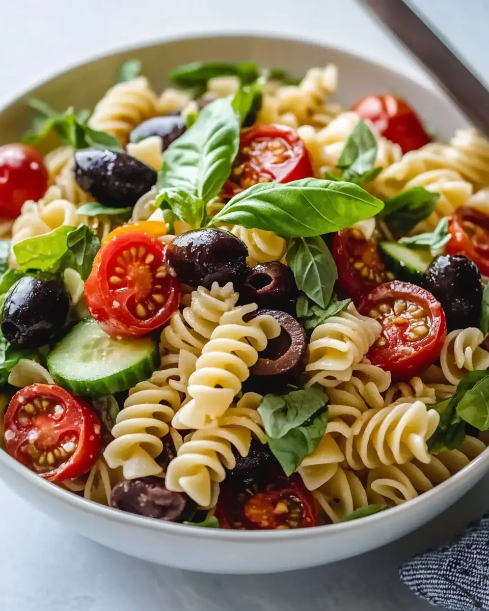 Mediterraner Nudelsalat: Bestes Rezept, Einfach und Frisch! 5