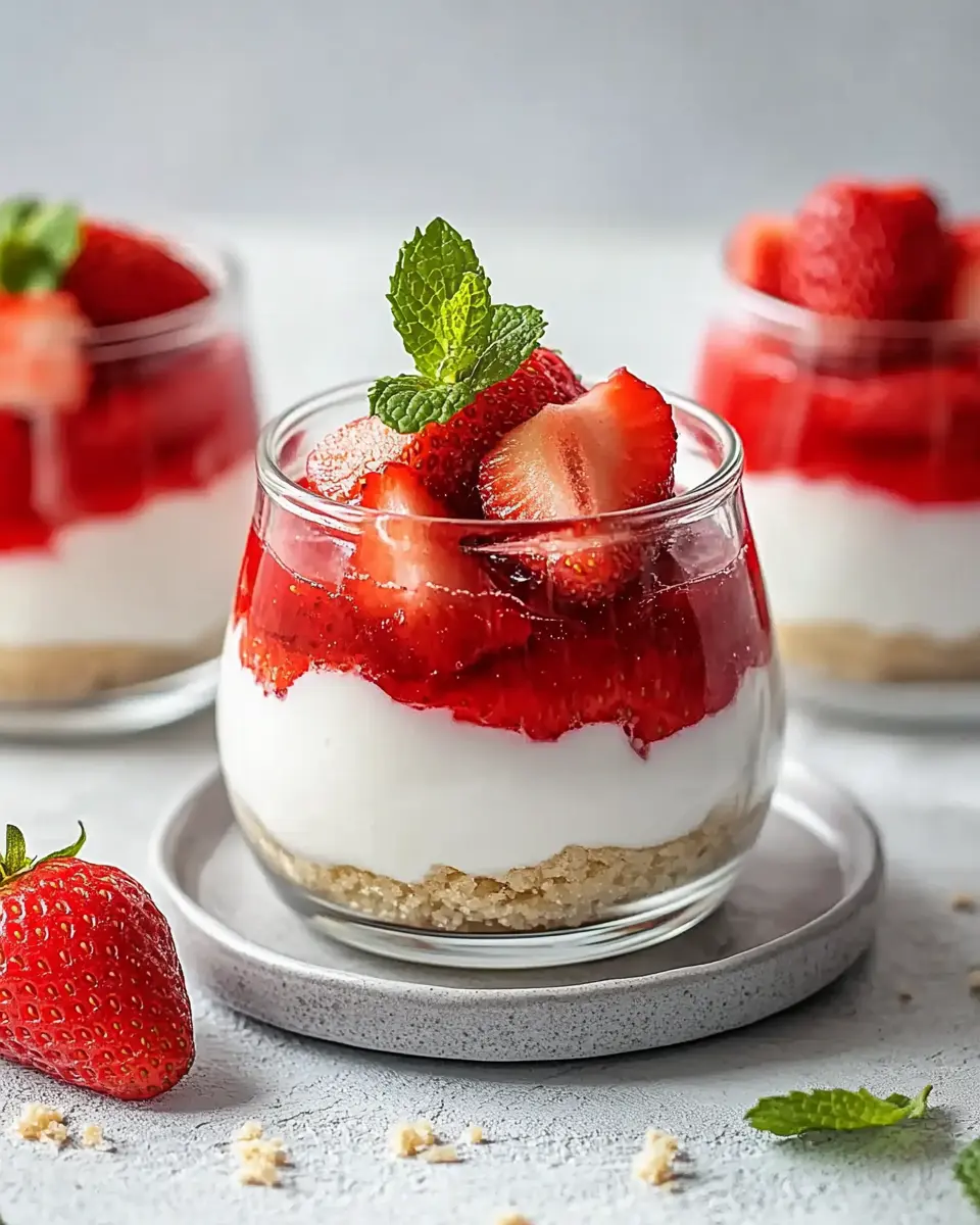 Erdbeer Dessert im Glas mit Joghurt: 5 Gründe, es zu lieben 7