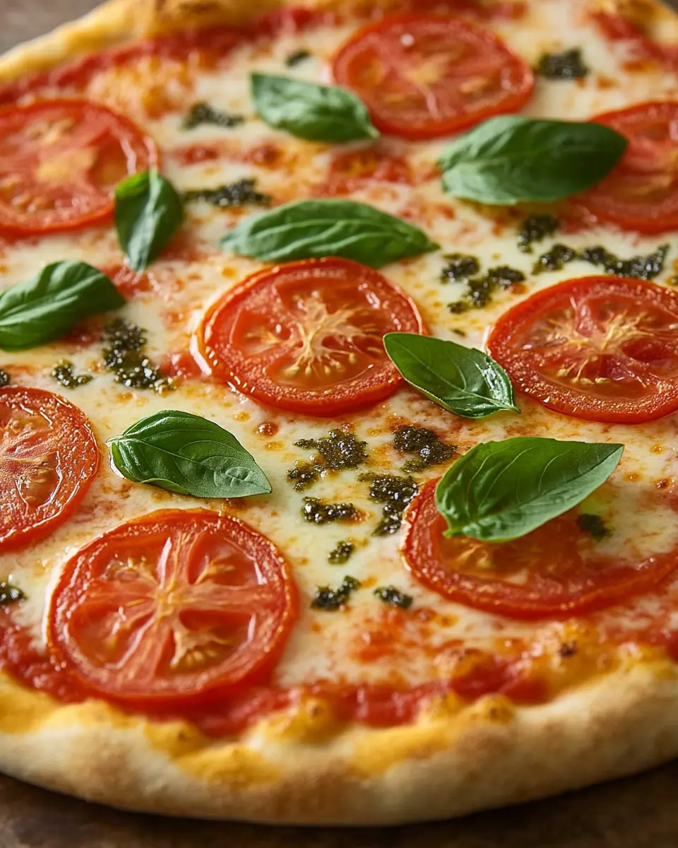 Pizza mit Tomaten, Mozzarella & Basilikum: Irresistibly Fresh 7