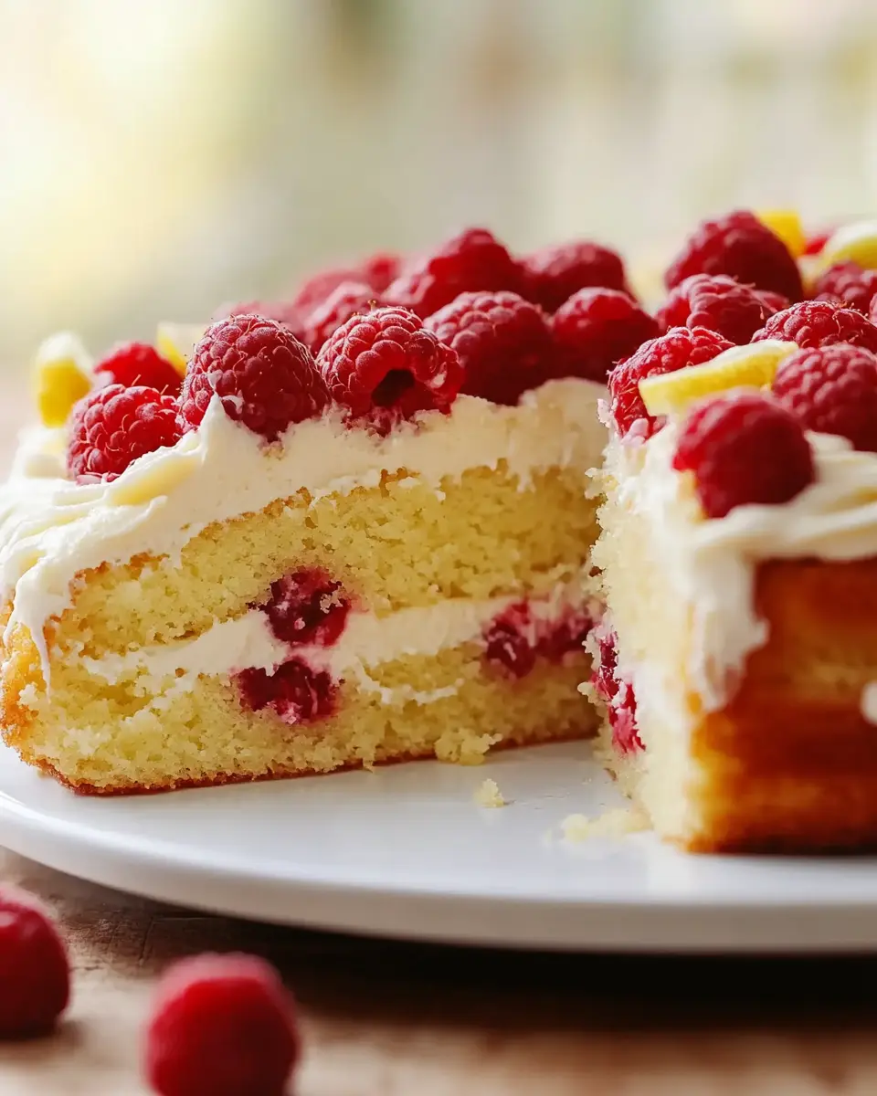 Zitronenkuchen mit Frischkäse und Himbeeren – Saftig & Erfrischend! 6 esvyuqzkod8mn2avb3r3