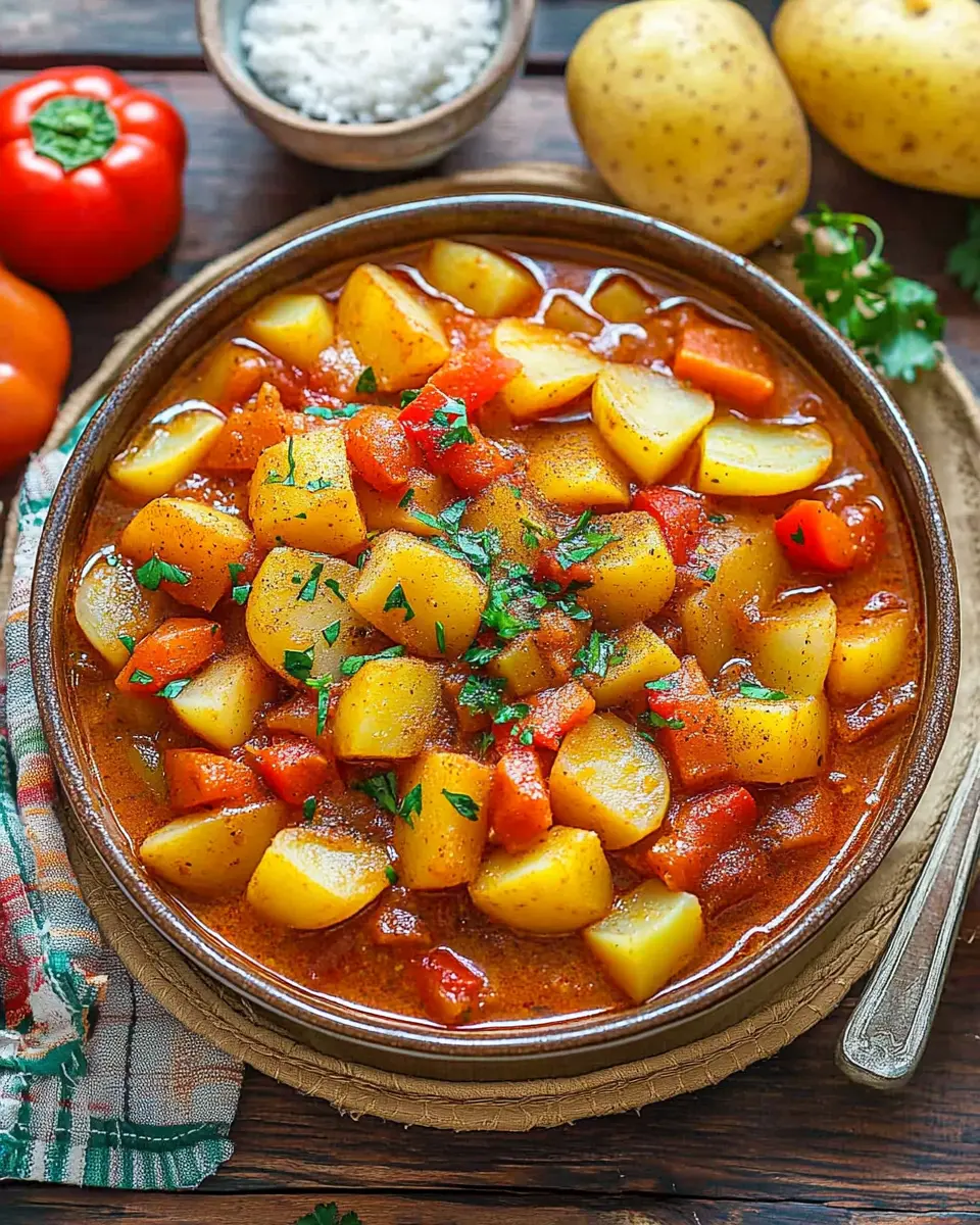 Vegetarisches Kartoffelgulasch mit Paprika: Easy Comfort Food 5