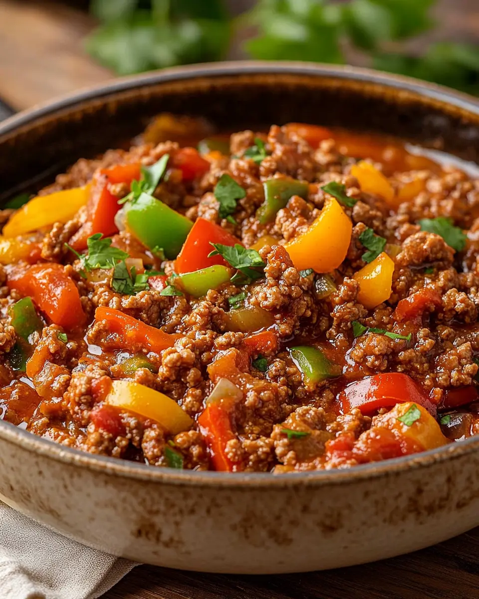 Hackfleisch-Paprika-Topf – einfach & deftig wie bei Oma First Image First Image