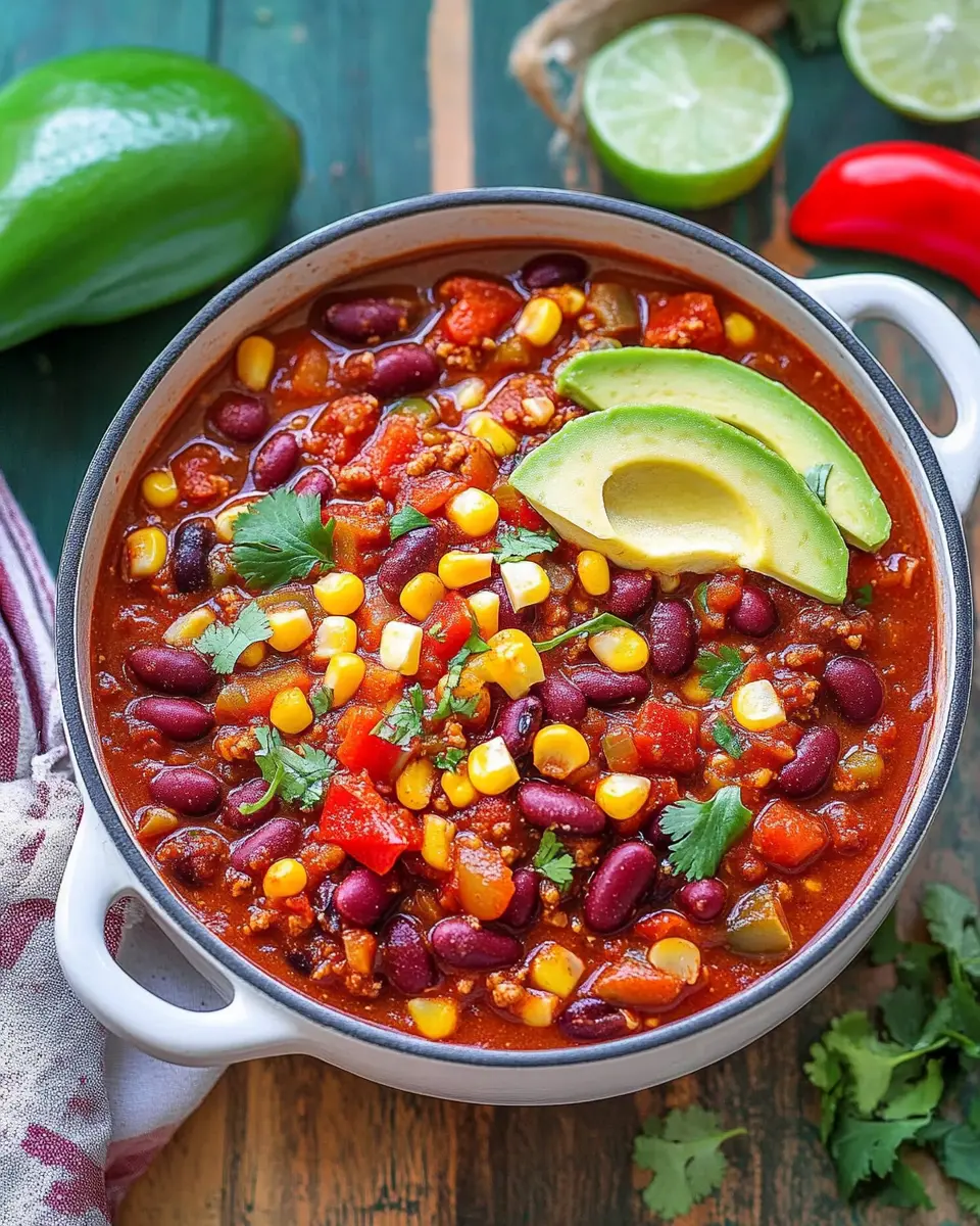 Chili sin Carne Rezept – schnell & einfach First Image First Image