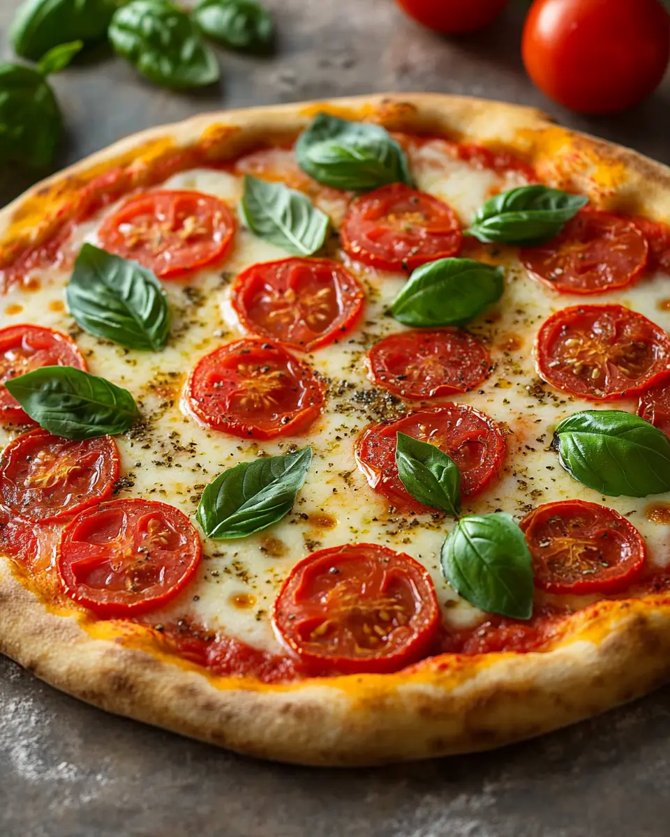 Pizza mit Tomaten, Mozzarella & Basilikum: Irresistibly Fresh 6 fk9mhoum4elj9fz7ucc6