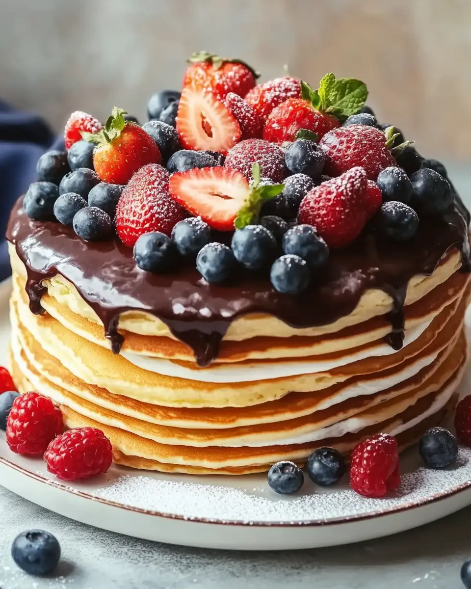 Pfannkuchen Torte – Einfaches Highlight Rezept First Image First Image