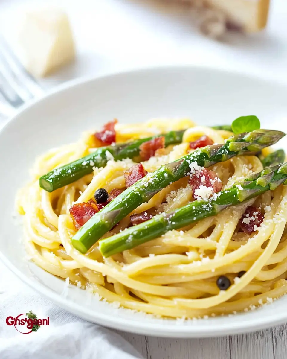 Spargel Carbonara Rezept – Blitzgericht, sensationell einfach! First Image First Image