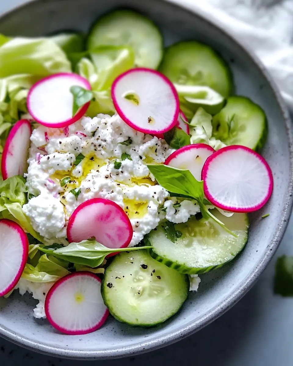 Radieschen Gurken Hüttenkäse Salat: Fresh & Effortlessly Delicious 7